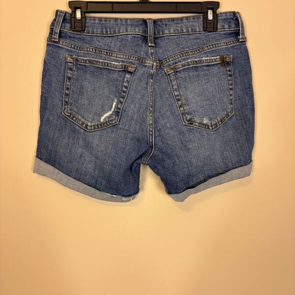 Joe's Jeans Distressed Cuffed High Waisted Jean Shorts Size 29 - Picture 2 of 4